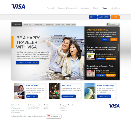 Visa Travel Happy Desktop